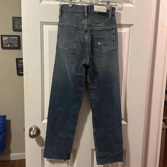 Re/Done Comfort Stretch 70’s Ultra High Rise Stove Pipe sz 25 - Picture 2 of 8